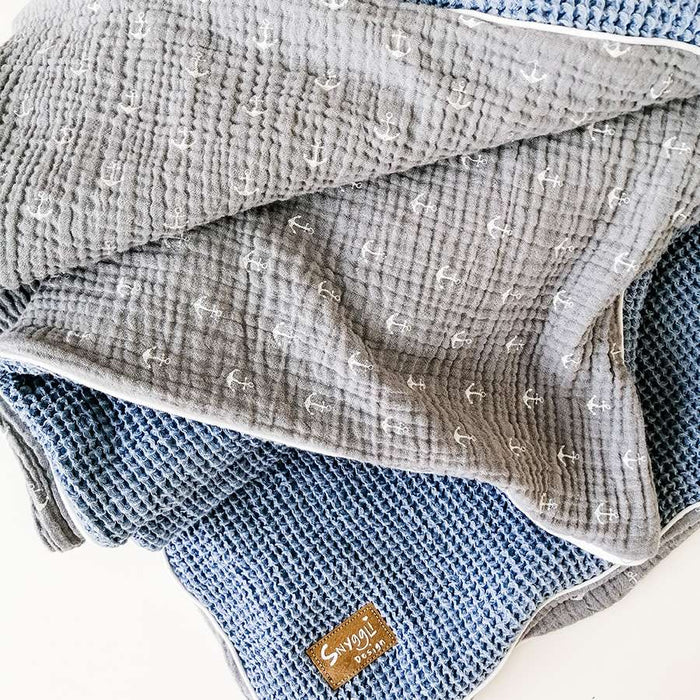 Babydecke-nähen-Waffelpique-Musselin-Snyggli-Blog