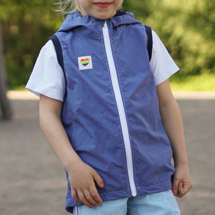 Snyggli Weste Livsglad Windbreaker Nähanleitung Tutorial Blog Schnittmuster