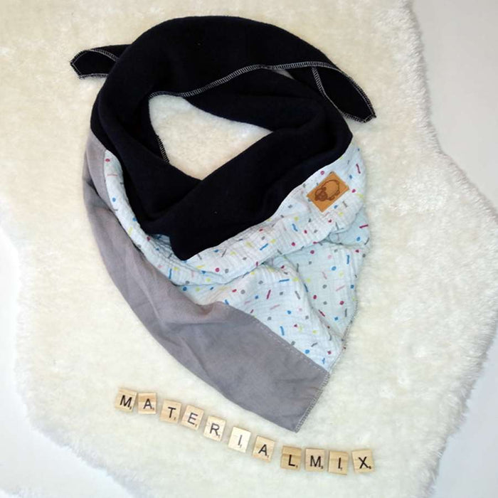 Materialmix-Halstuch-nähen-Snyggli-Schnittmuster-Blog