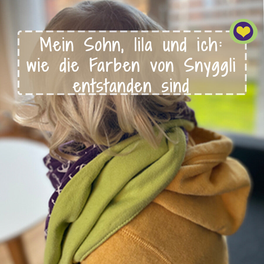 Mein Sohn, lila und ich: wie die Farben von Coziness entstanden