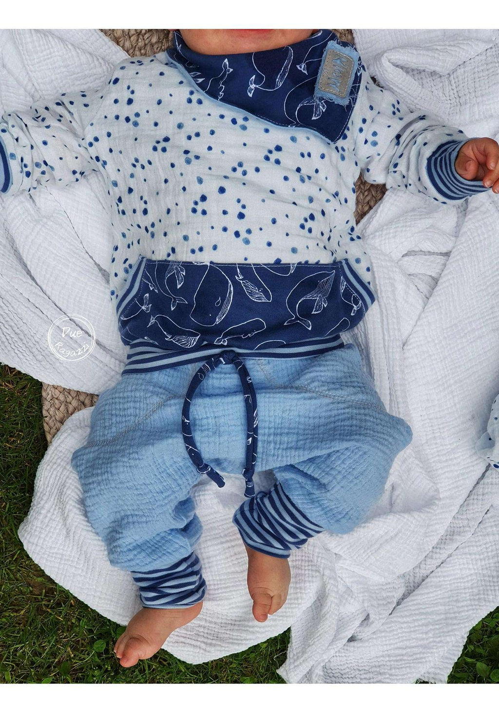 Babyset-Musling-Musselin-Schnittmuster-Baby-Newborn-Nähanleitung