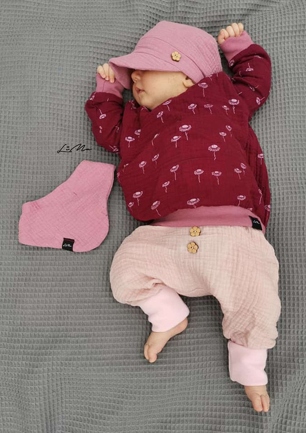 Babyset-Musling-Musselin-Schnittmuster-Baby-Newborn-Nähanleitung_Pumphose-Sommerhue