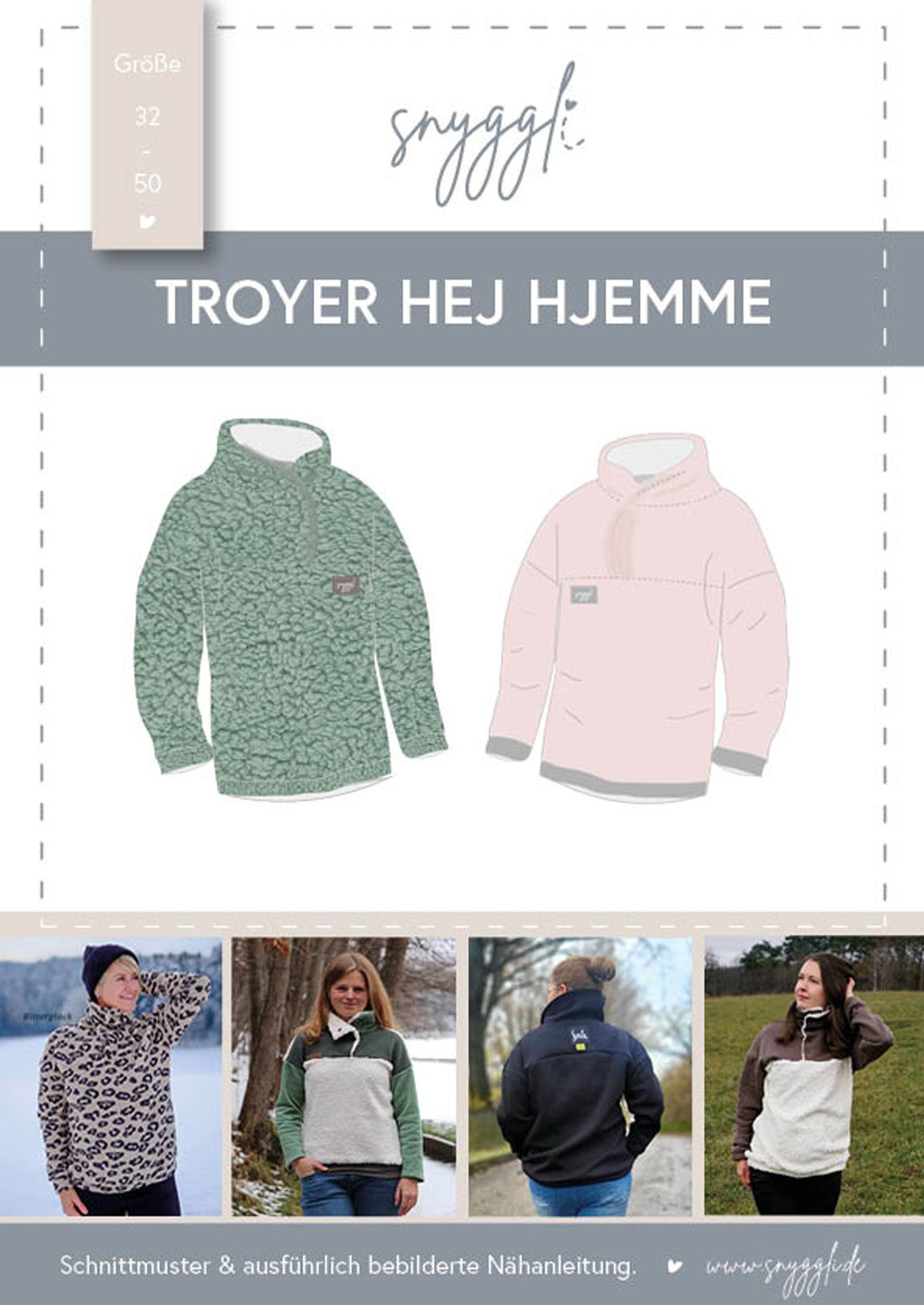 Galerie-Snyggli-Schnittmuster-Troyer-Hej-Hjemme-Sweat-Fleece-Teddy-Damen-Gr-32-50-cover