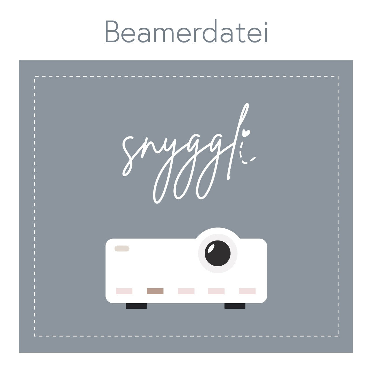 Snyggli Schnittmuster Beamerdatei Hauptbild