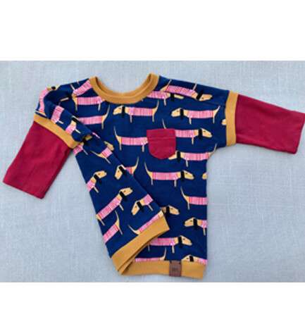 ebook Schnittmuster Nähanleitung Langarmshirt Fjorden Snyggli