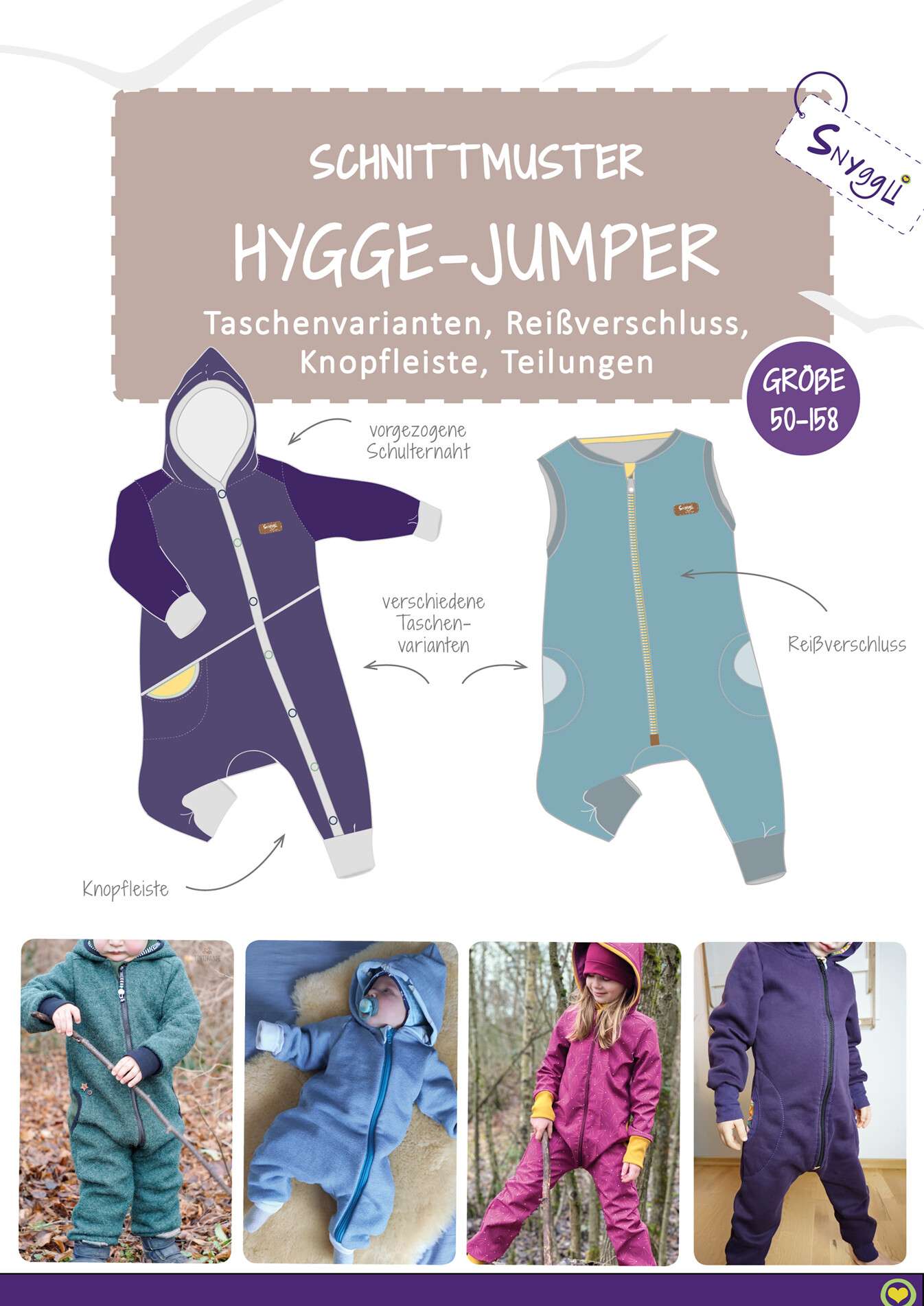 Overall Hygge Jumper Gr. 50-158 Schnittmuster Zweitbild