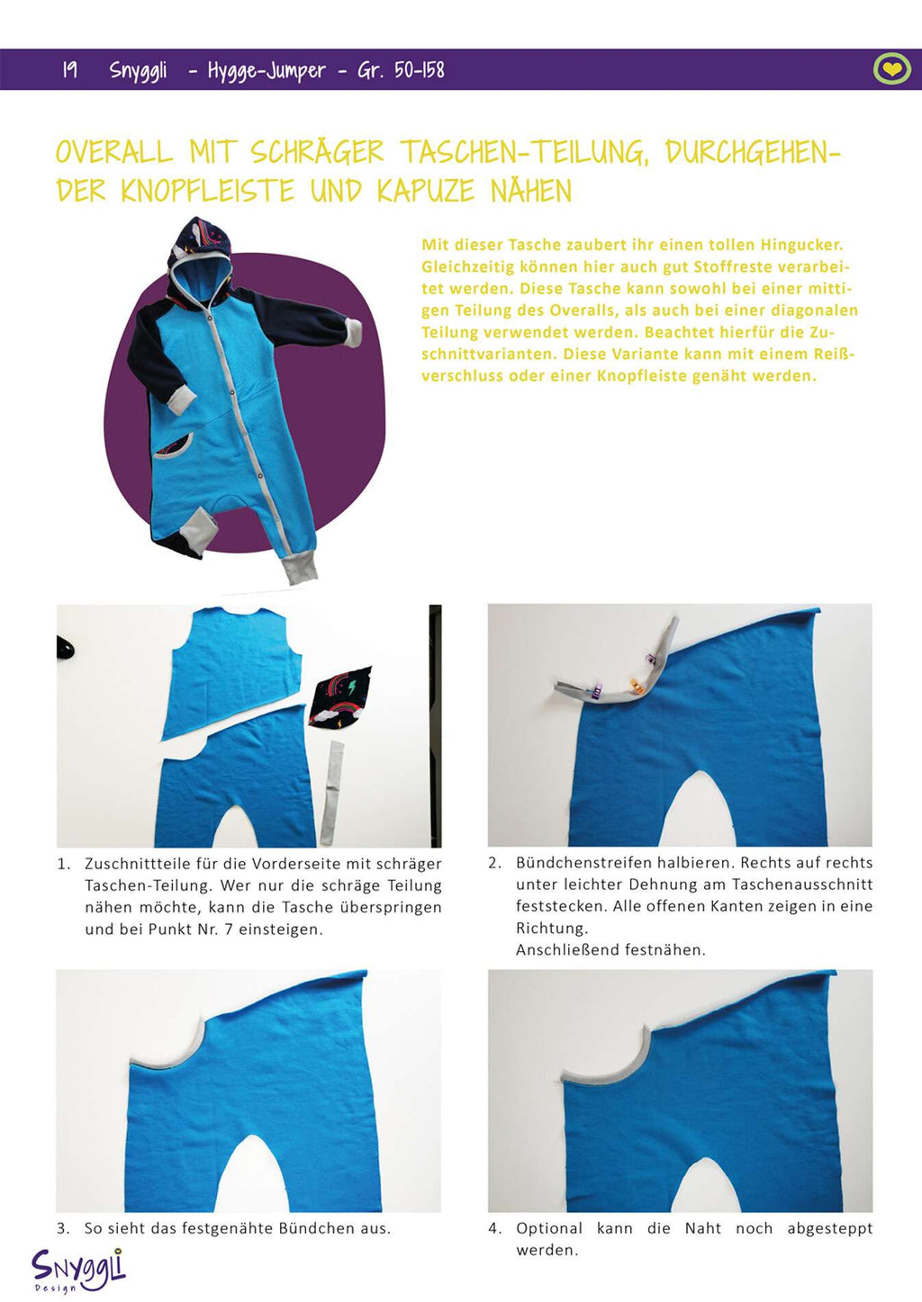 Hygge Jumper Schnittmuster ebook Snyggli Baby Kinder