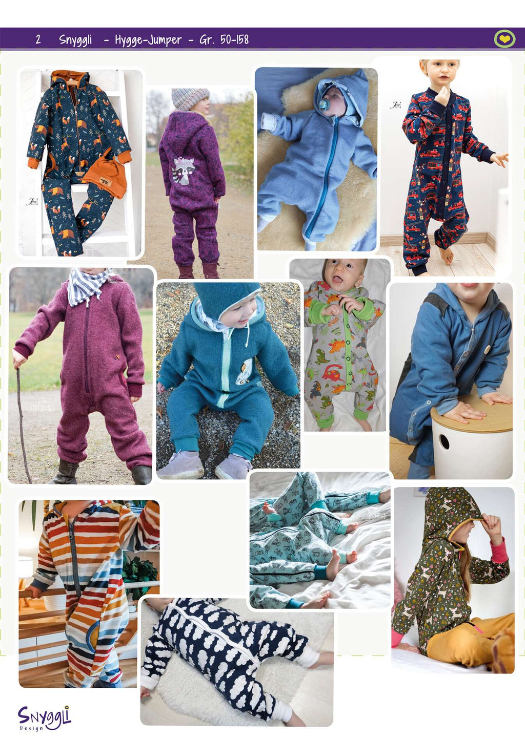 Hygge Jumper Schnittmuster ebook Snyggli Baby Kinder