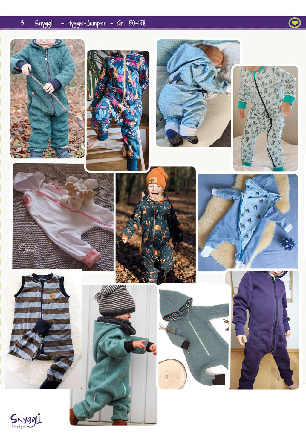 Hygge Jumper Schnittmuster ebook Snyggli Baby Kinder