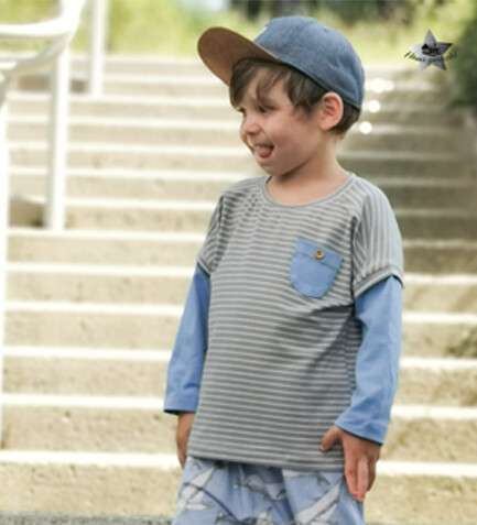 ebook Schnittmuster Nähanleitung Langarmshirt Fjorden Snyggli