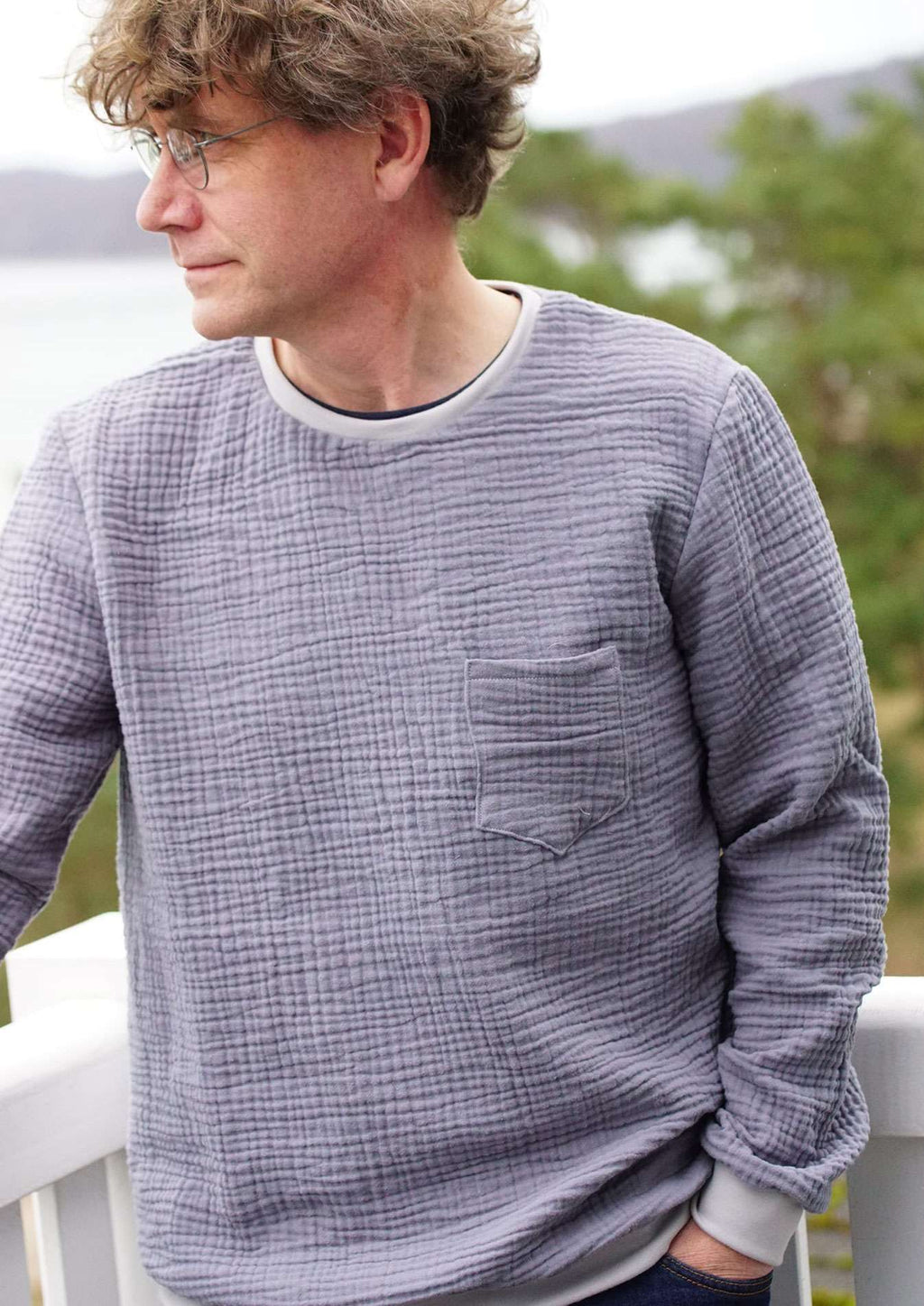 Musselin-Hoodie-Musling-Herren-Männer-Schnittmuster-Leinen-Sweater