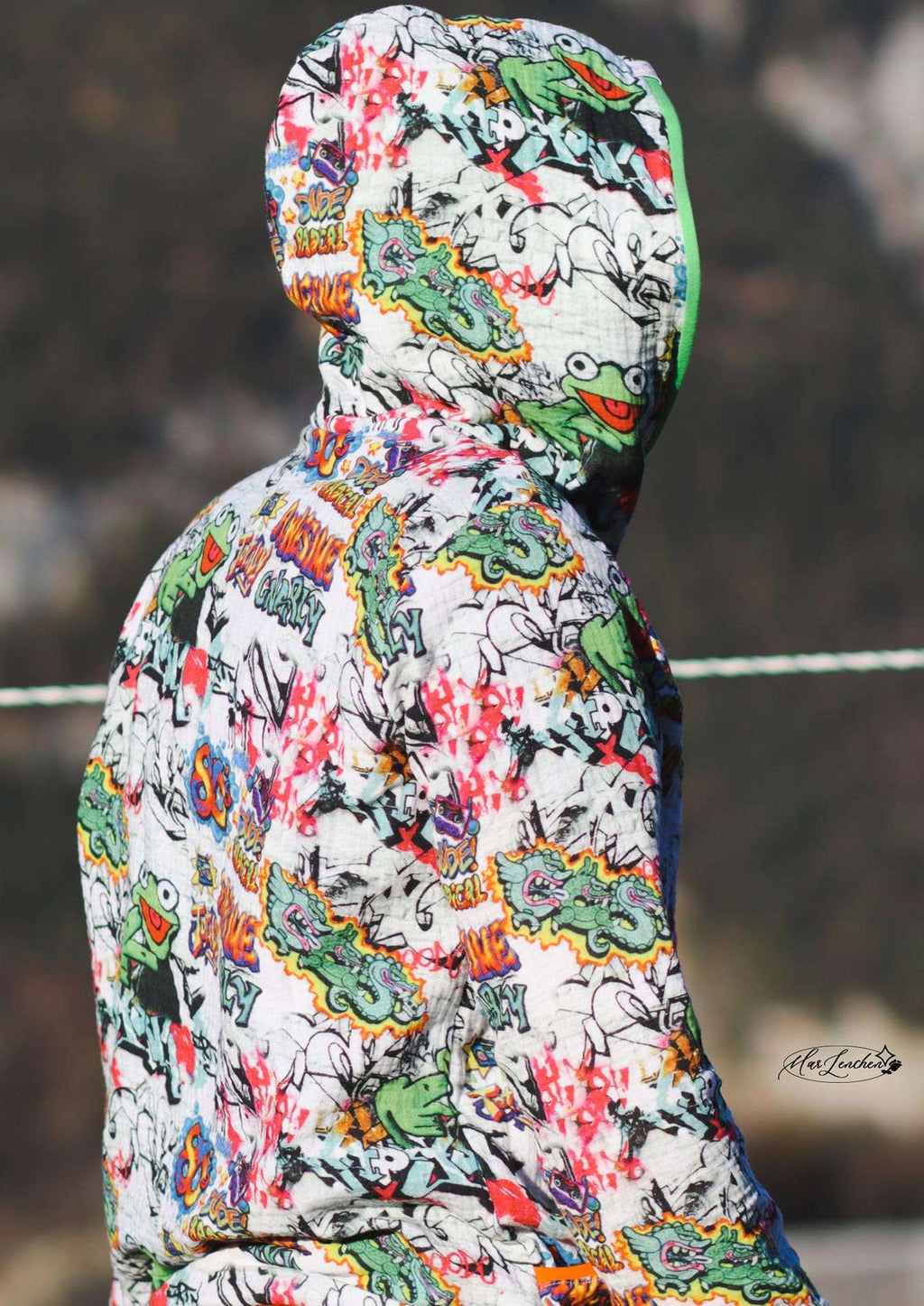 Musselin-Hoodie-Musling-Herren-Männer-Schnittmuster-Leinen-bunt