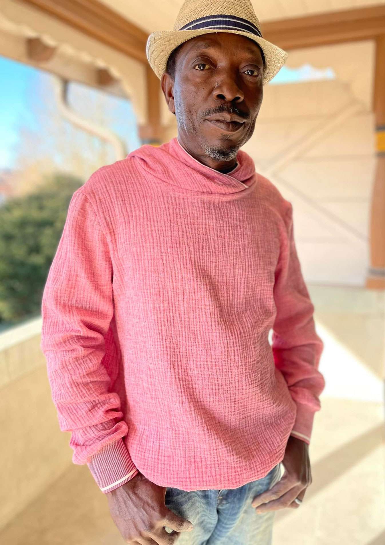 Musselin-Hoodie-Musling-Herren-Männer-Schnittmuster-Leinen-rosa