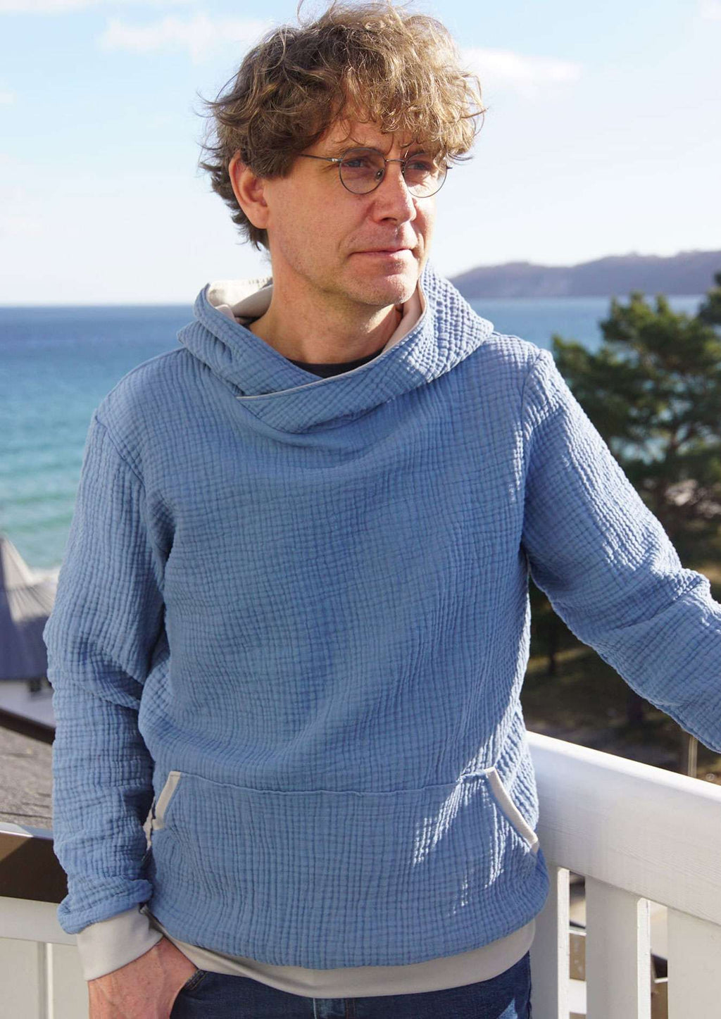 Musselin-Hoodie-Musling-Herren-Männer-Schnittmuster-Leinen-tasche