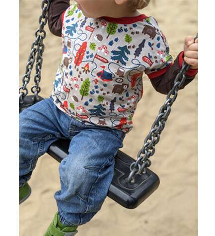 ebook Schnittmuster Nähanleitung Langarmshirt Fjorden Snyggli