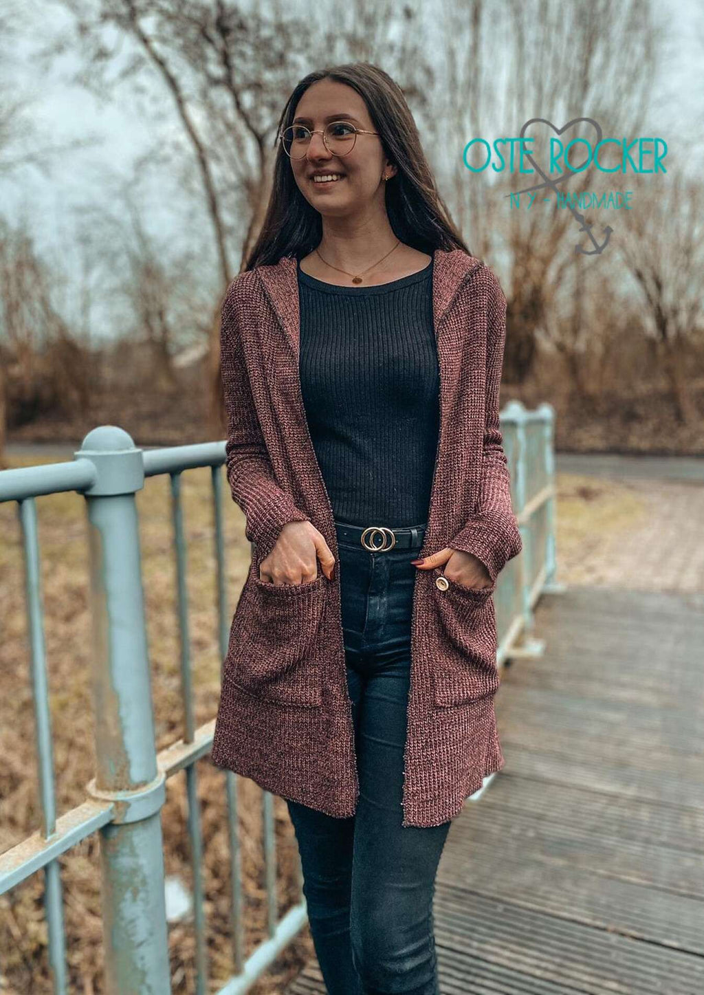 Schnittmuster Cardigan Strikkekram Cover