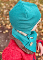 Schnittmuster-Snyggli-Helm-Muetze-Hjelmhue-Baby-Kinder-KU-32-59-Wolle-Seide-Petrol