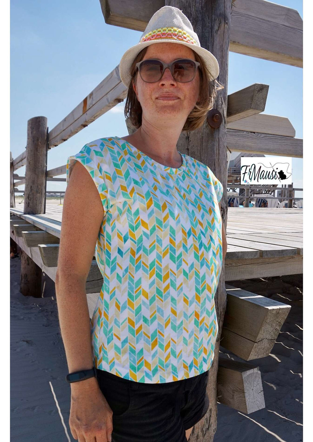 Snyggli Schnittmuster Shirt Stranden Ärmel