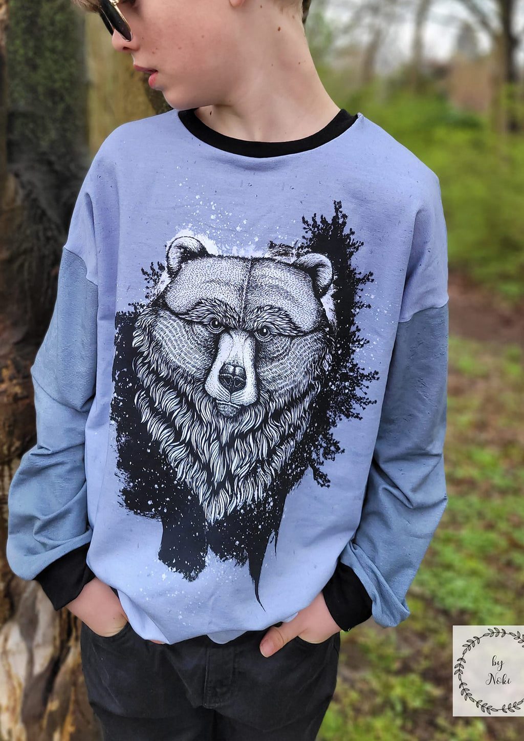 Snyggli-Ebook-Oversized-Sweater-Surf-Gr.-128-170-Schnittmuster-Nähanleitung-Musselin-Junge-French-Terry-plott