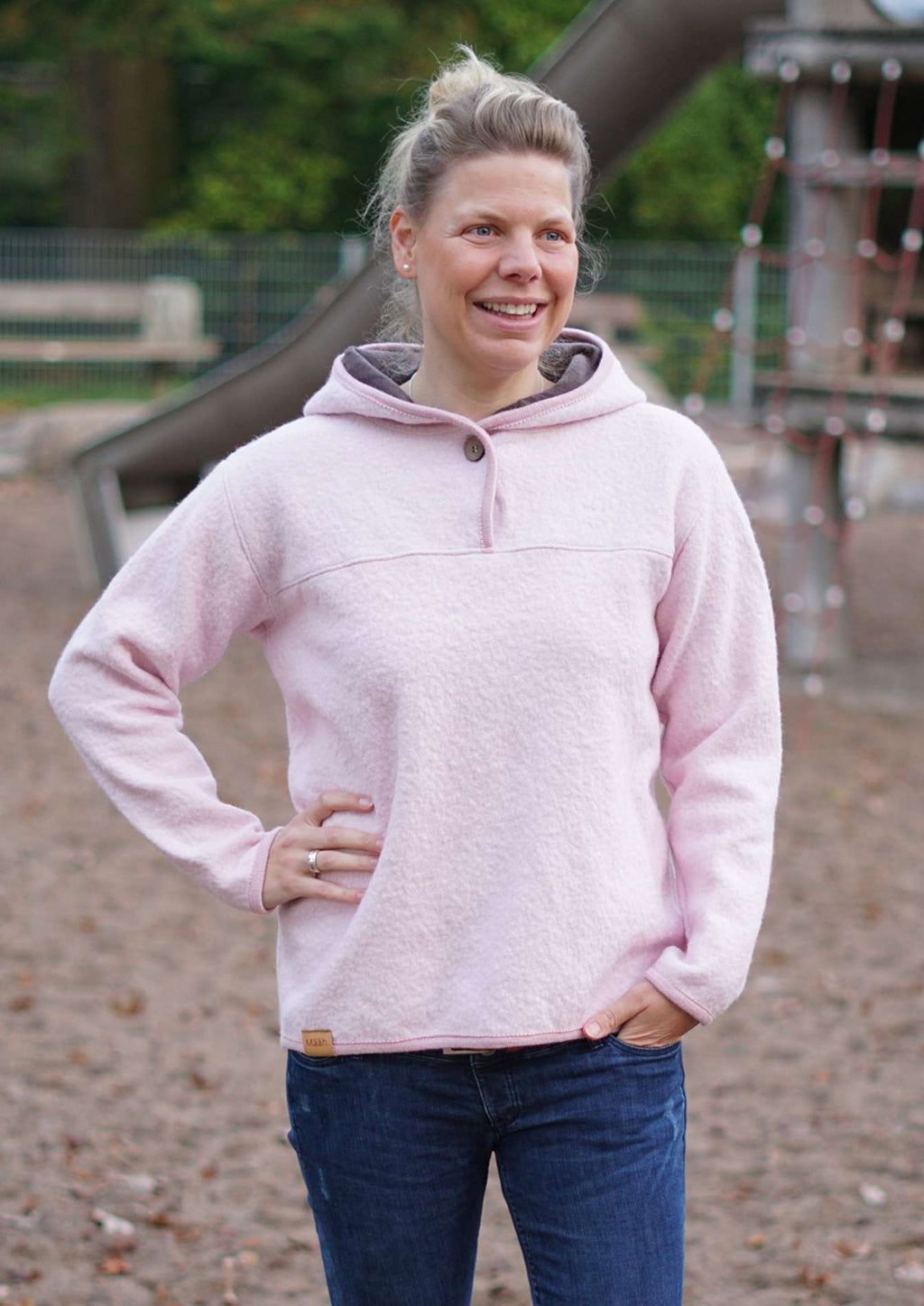 Snyggli-Hej-Varmen-Damen-Schnittmuster-Walk-Naehanleitung-rosa