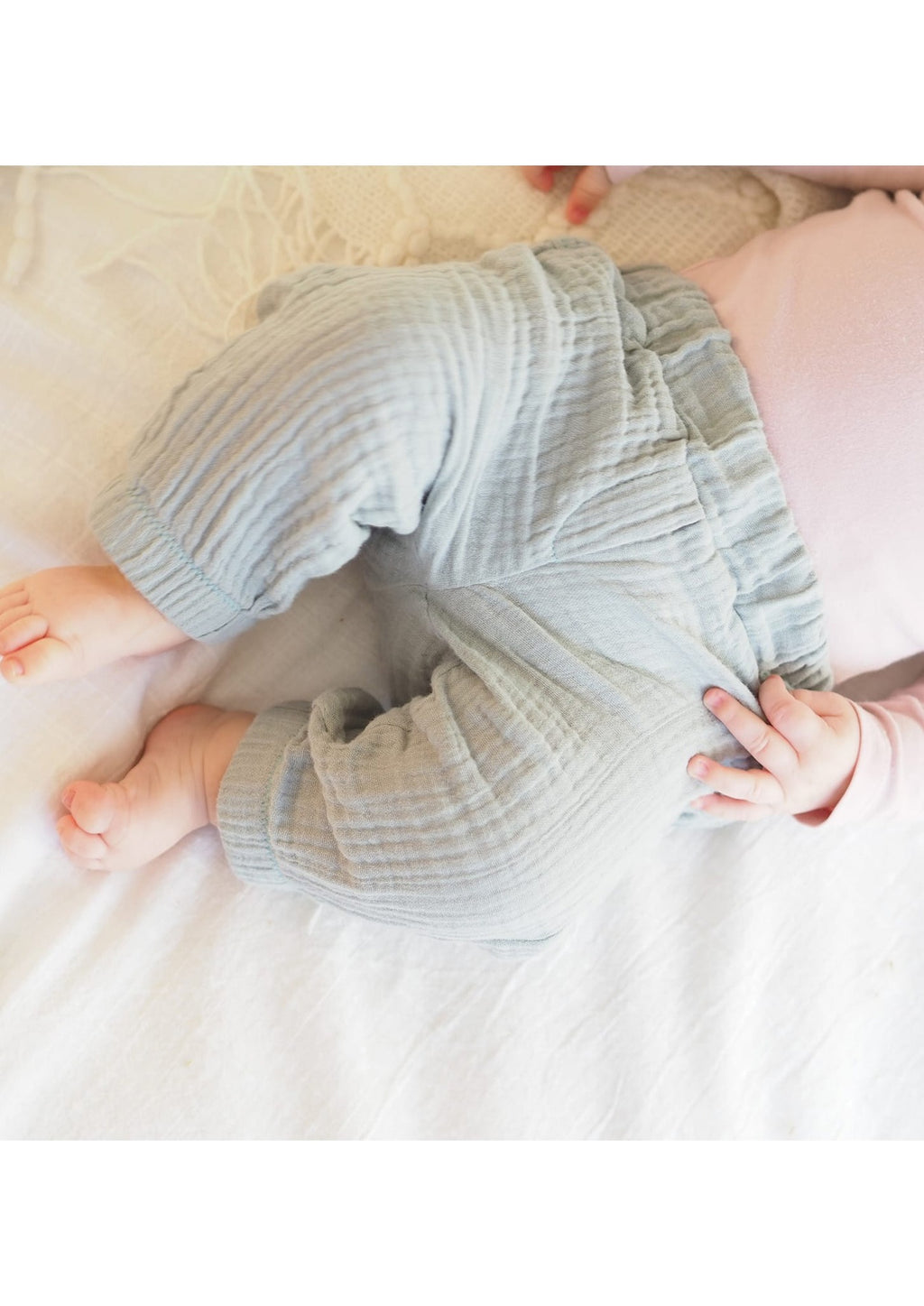 Snyggli-Musselin-Hose-Strandmusling-Schnittmuster-Leinen-Babys-Kinder-Sommer-Gr-56-122-Baby-blau