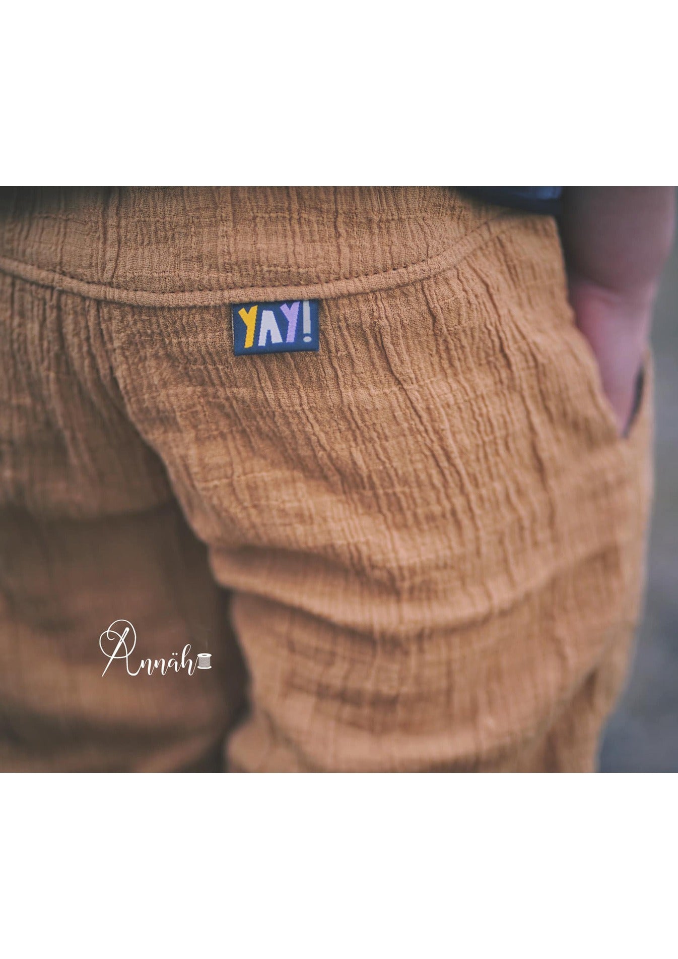 Snyggli-Musselin-Hose-Strandmusling-Schnittmuster-Leinen-Babys-Kinder-Sommer-Gr-56-122-Passe-Label