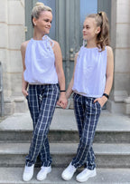 Snyggli-Musselin-Hose-Strandmusling-Schnittmuster-Leinen-Damen-low-waist--Sommer-Gr-32-50-Mama-Tochter