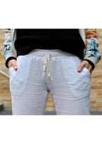 Snyggli-Musselin-Hose-Strandmusling-Schnittmuster-Leinen-Damen-low-waist--Sommer-Gr-32-50-weiß-kordel