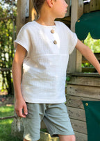 Snyggli-Musselin-Shirt-Solmusling-Schnittmuster-Leinen-Kinder-Teens-Sommer-Gr-128-170-weiß