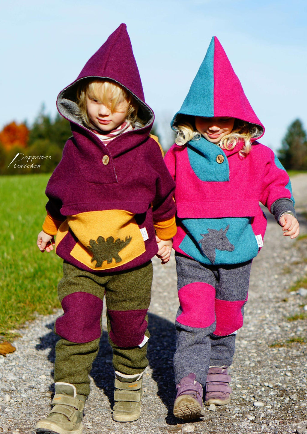 Snyggli-Outdoorhoodie-Hej-Sne-Walkhoodie-Wollwalk-Schnittmuster-Junge-Mädchen-Babys-Kinder-Gr-56-170-Outdoorhose-Hej-Vinter