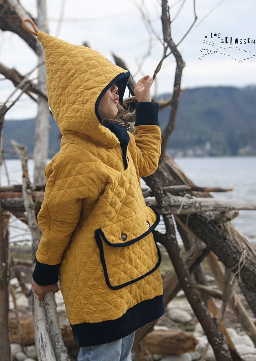 Snyggli-Outdoorhoodie-Hej-Sne-Walkhoodie-Wollwalk-Schnittmuster-Junge-Mädchen-Babys-Kinder-Gr-56-170-Stepp