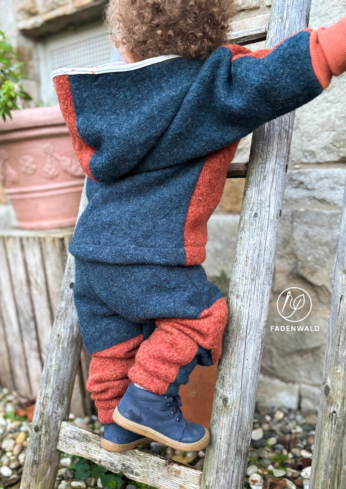 Snyggli-Outdoorhoodie-Hej-Sne-Walkhoodie-Wollwalk-Schnittmuster-Junge-Mädchen-Babys-Kinder-Gr-56-170-Walkhose