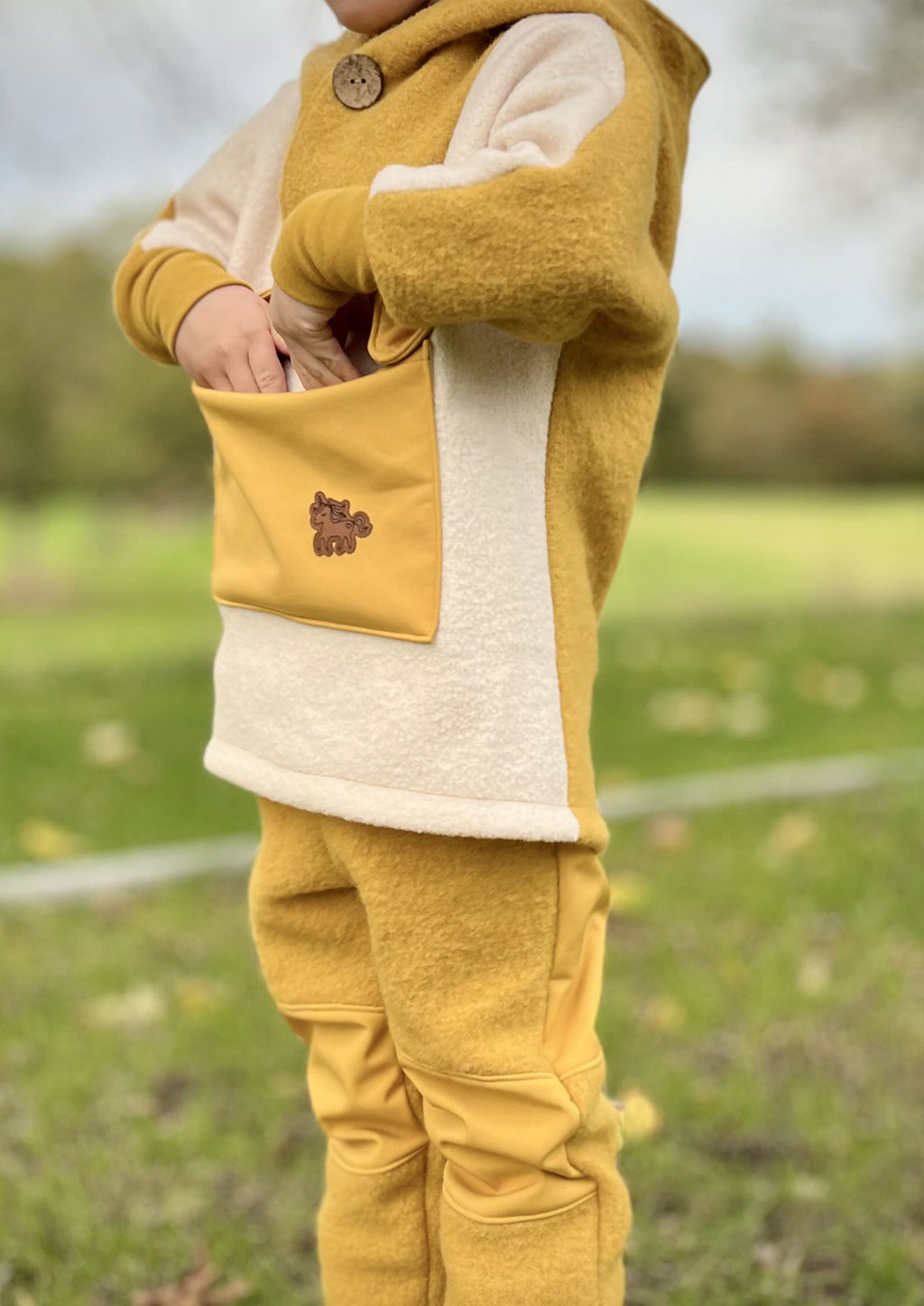 Snyggli-Outdoorhoodie-Hej-Sne-Walkhoodie-Wollwalk-Schnittmuster-Junge-Mädchen-Babys-Kinder-Gr-56-170-gelb-hej-vinter