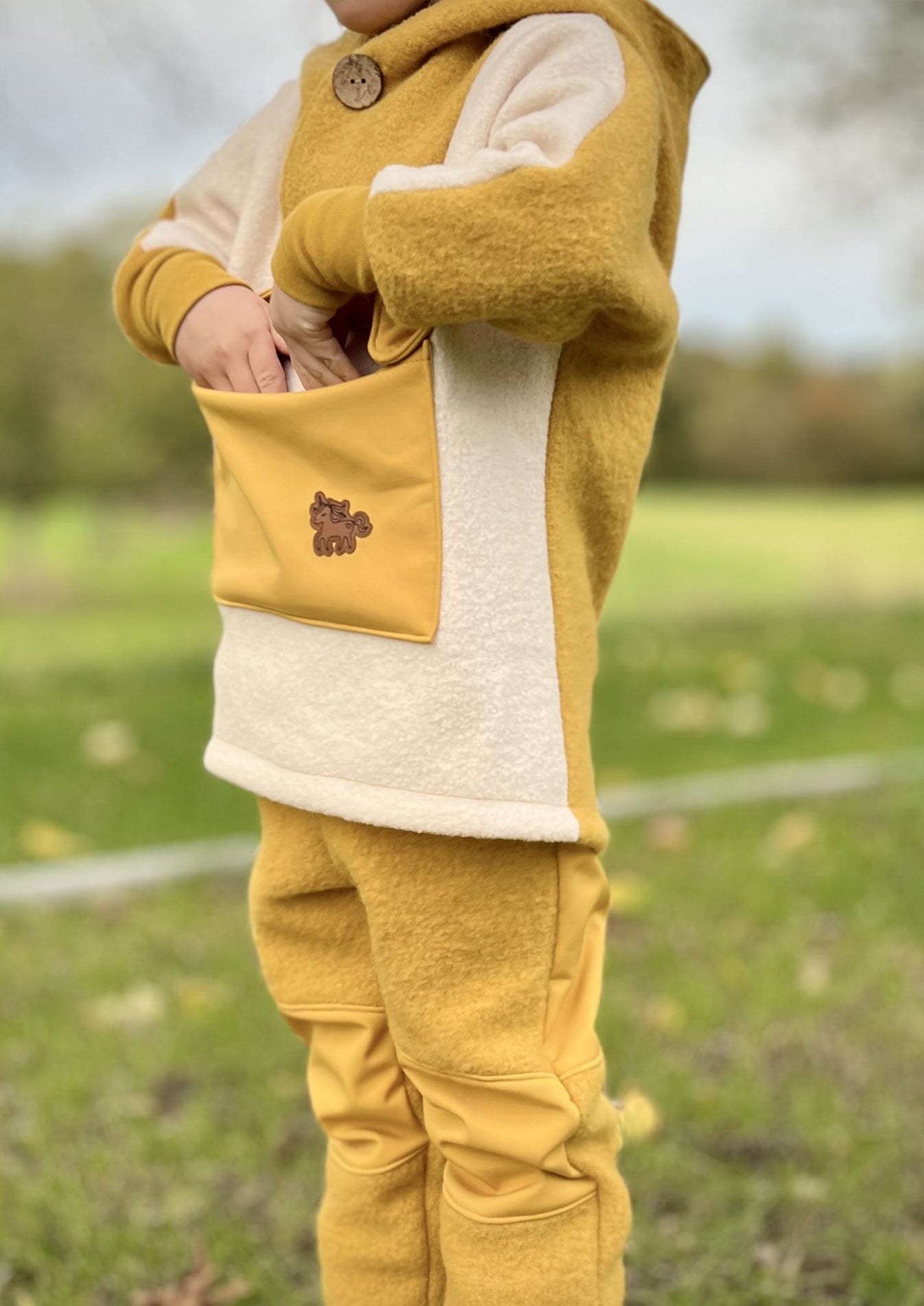 Snyggli-Outdoorhoodie-Hej-Sne-Walkhoodie-Wollwalk-Schnittmuster-Junge-Mädchen-Babys-Kinder-Gr-56-170-gelb-hej-vinter