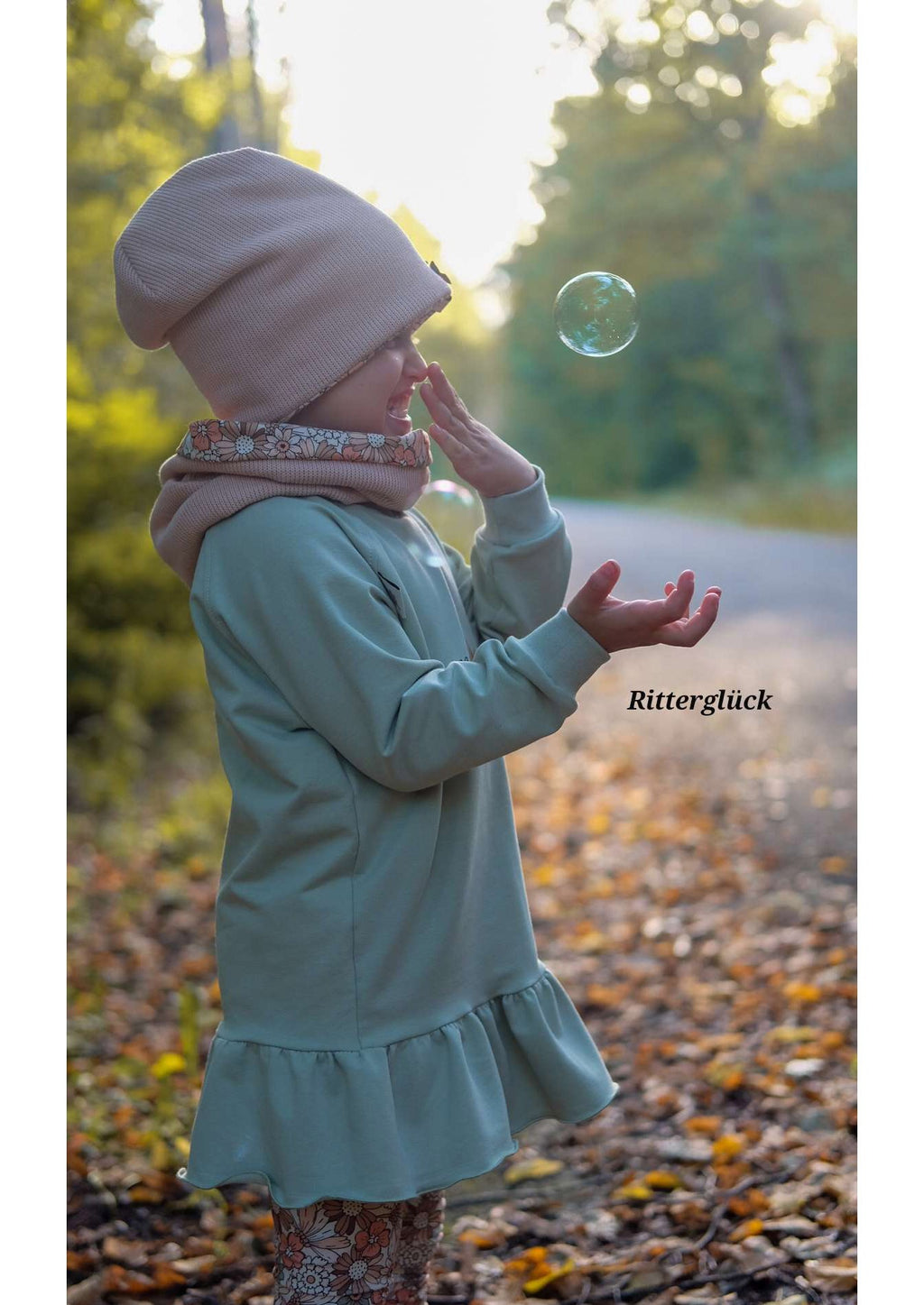 Snyggli-Raglan-Sweater-Farverig-Rüschen-Volant-Babys-Kinder-Teens-Schnittmuster-Gr-56-170-Mädchen-Volant-Mütze