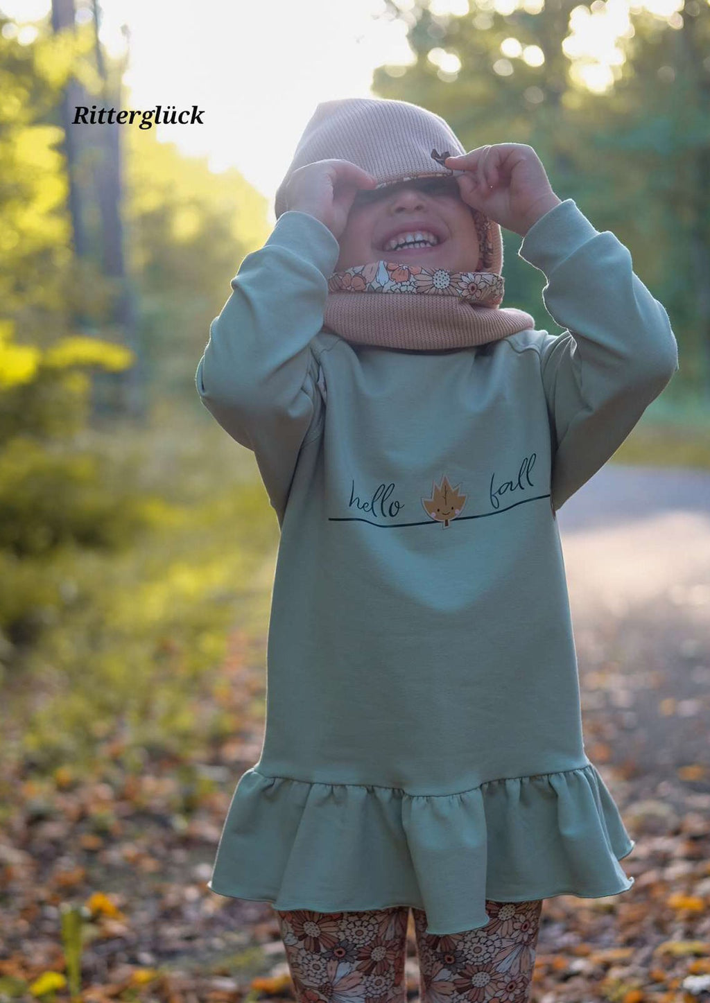 Snyggli-Raglan-Sweater-Farverig-Rüschen-Volant-Babys-Kinder-Teens-Schnittmuster-Gr-56-170-Mädchen-Volant-Saum