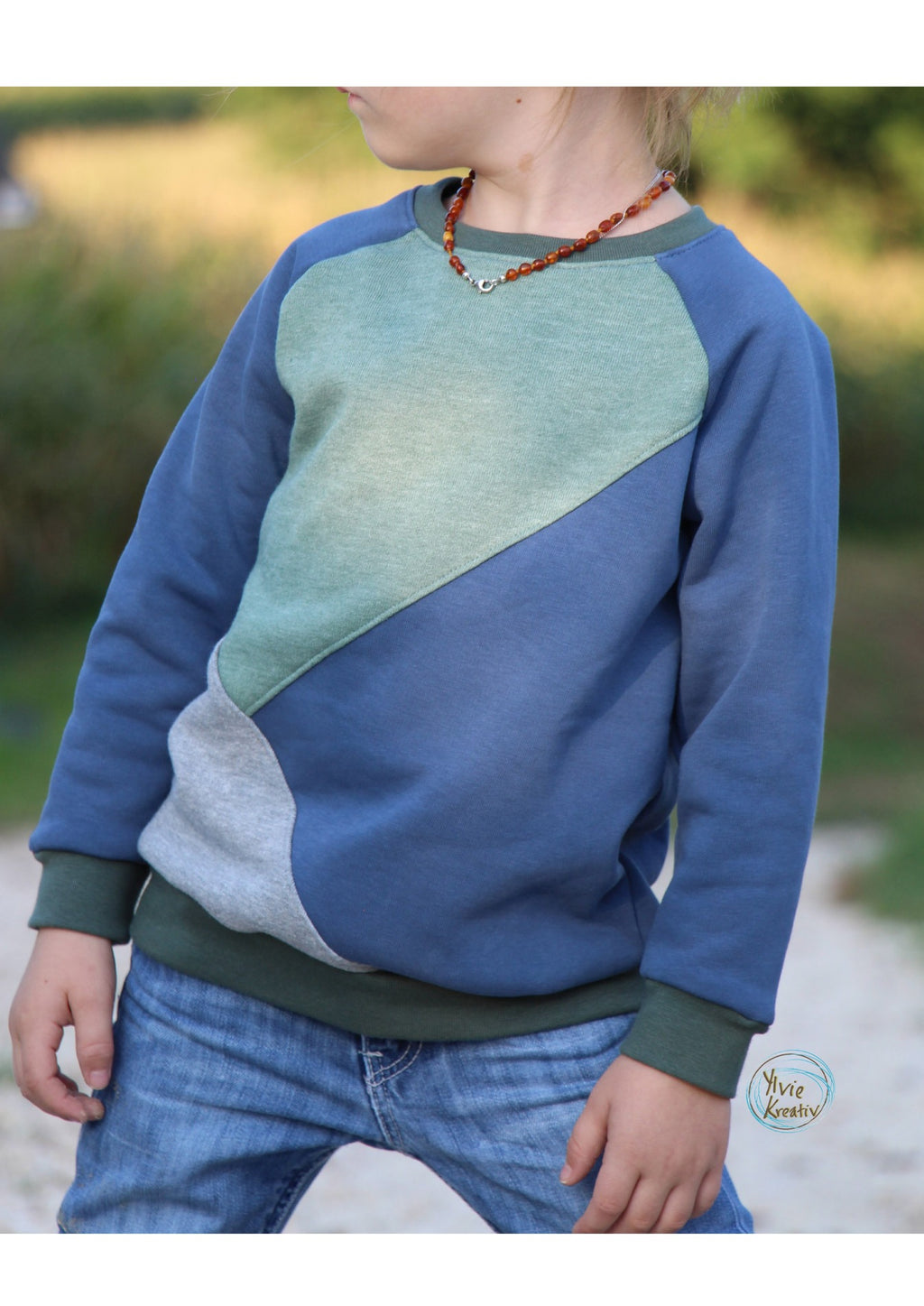 Snyggli-Raglan-Sweater-Farverig-Rüschen-Volant-Babys-Kinder-Teens-Schnittmuster-Gr-56-170-Sweat