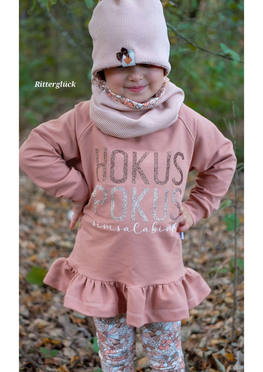 Snyggli-Raglan-Sweater-Farverig-Rüschen-Volant-Babys-Kinder-Teens-Schnittmuster-Gr-56-170-rosa