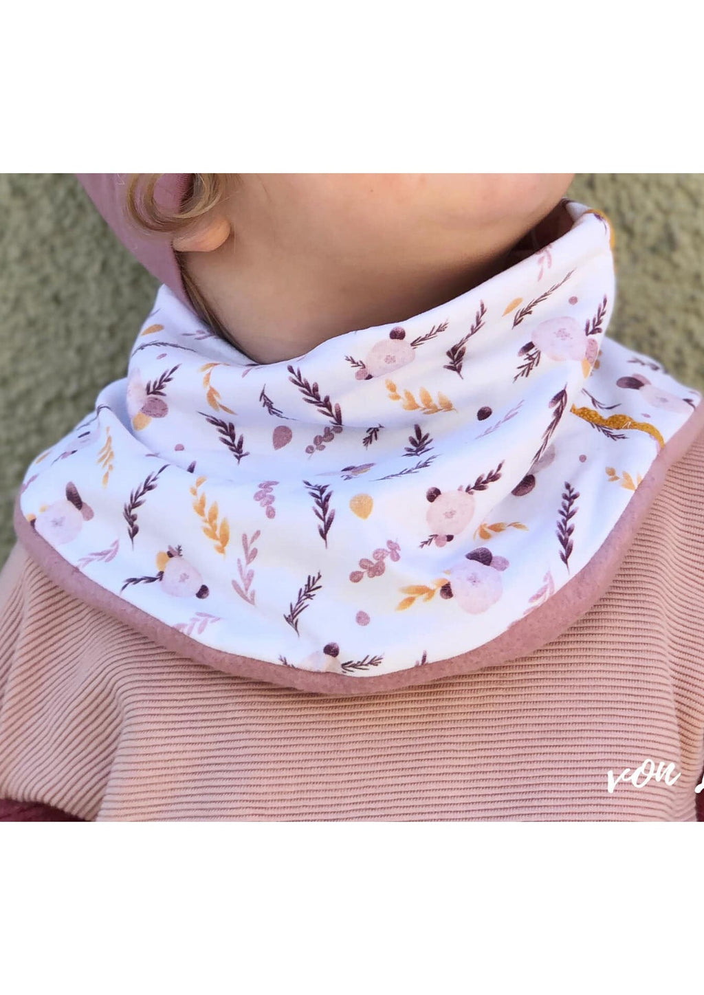 Snyggli-Schnittmuster-Freebook-Nähanleitung-Halssocke-Hygge-Sok-Babys-Kinder-Damen-Herren-Mädchen-Wende