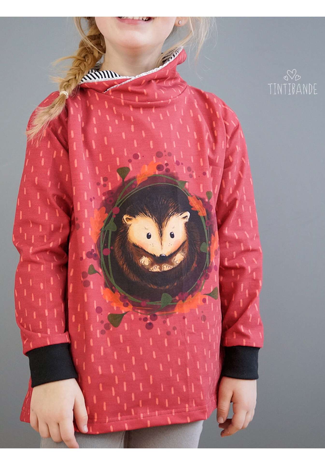 Snyggli Schnittmuster Hoodie Smiler_A Linie