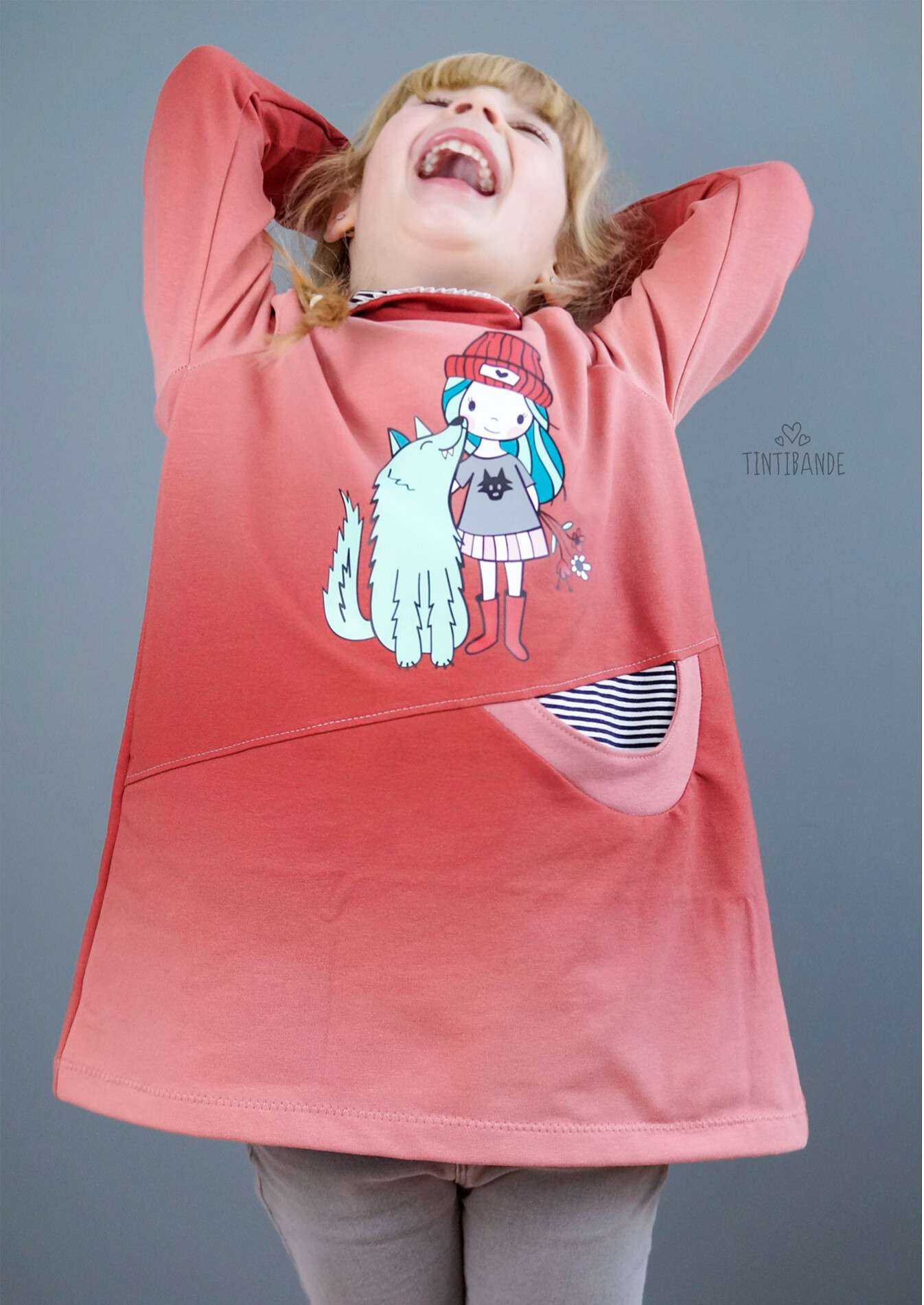 Snyggli Schnittmuster Hoodie Smiler_al_Teens