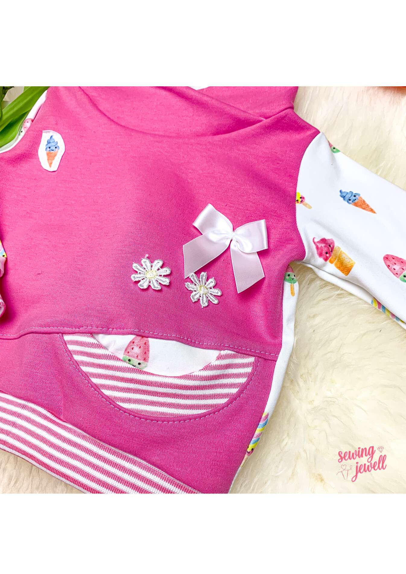 Snyggli Schnittmuster Hoodie Smiler_f