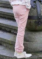 Snyggli-Schnittmuster-Hose-Elsker-Luften-Cord-Stretchcord-Babys-Kinder-Teens-Junge-Mädchen-Gr-128-170-Rosa-hinten