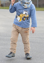 Snyggli-Schnittmuster-Hose-Elsker-Luften-Cord-Stretchcord-Babys-Kinder-Teens-Junge-Mädchen-Gr-56-122-Cord-beige