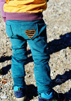 Snyggli-Schnittmuster-Hose-Elsker-Luften-Cord-Stretchcord-Babys-Kinder-Teens-Junge-Mädchen-Gr-56-122-Cord-petrol