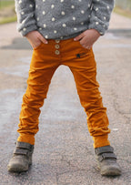 Snyggli-Schnittmuster-Hose-Elsker-Luften-Cord-Stretchcord-Babys-Kinder-Teens-Junge-Mädchen-Gr-56-122-gelb-cordjpg