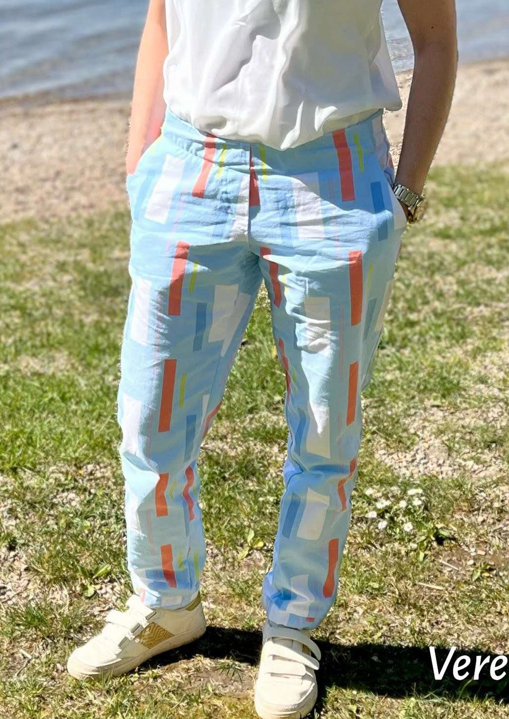 Snyggli-Schnittmuster-Hose-loose-fit-Solskin-Damen-Leinen-Cord-Chambray-nähen-Größe-32-50-low-waist-webware