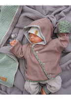 Snyggli-Schnittmuster-Jacke-Baby-Lille-Isbjörn-Walk-Knöpfe-Reißverschluss-Wickeljacke-Junge-Mädchen-Newborn