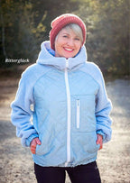 Snyggli-Schnittmuster-Jacke-Blouson-Damen-Hyg´dig-Nähanleitung-Walk-Wollwalk-Raglanjacke-Stepp-Teddy