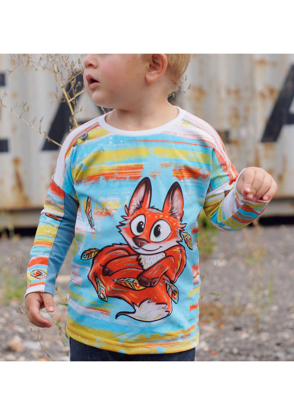 Snyggli Schnittmuster Langarmshirt Fjorden_Kleinkind